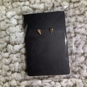 Golden Diamond Shaped Earrings